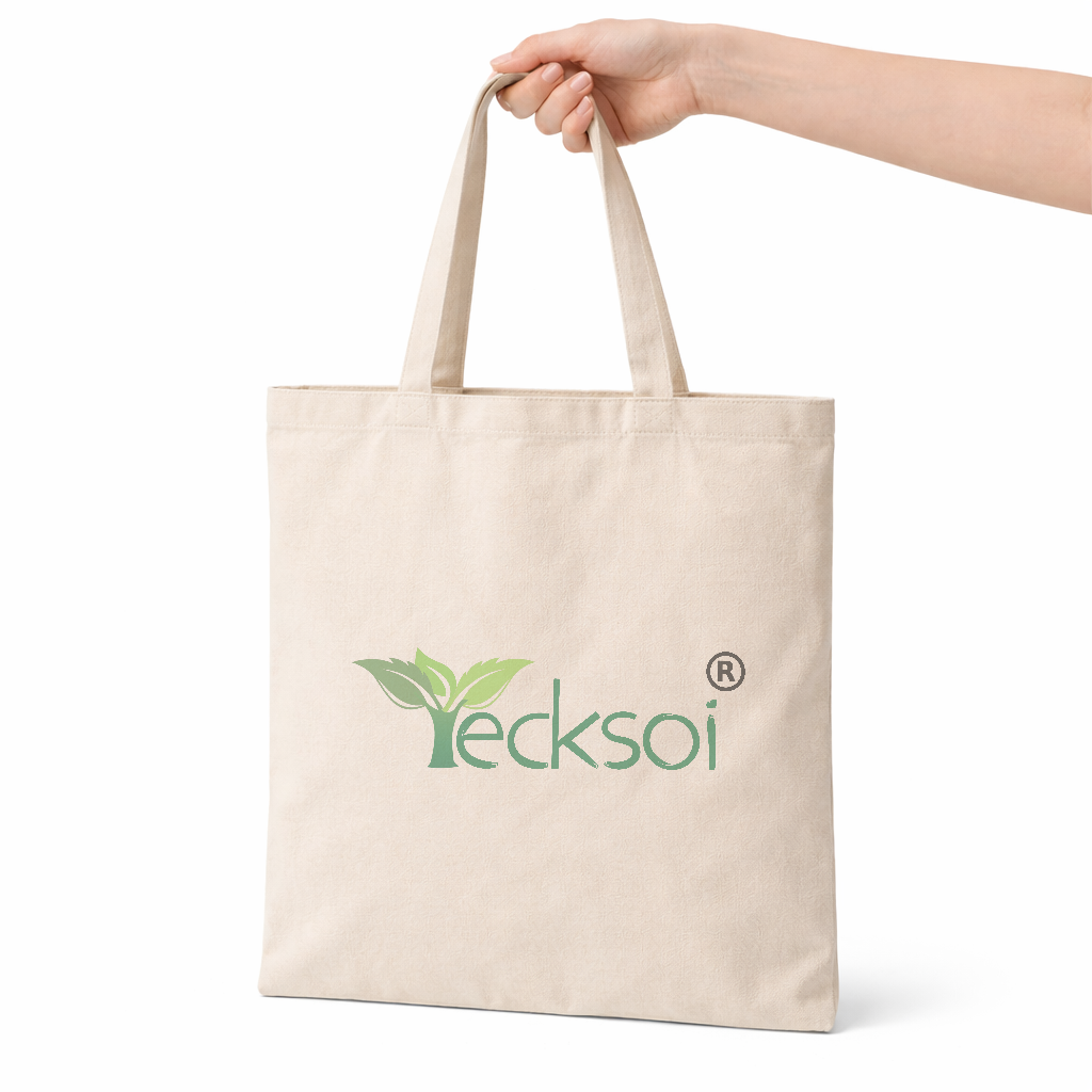 Tecksoi Cotton Multipurpose White Bag | Pure, Sustainable & Everyday Essential | Set Of 3