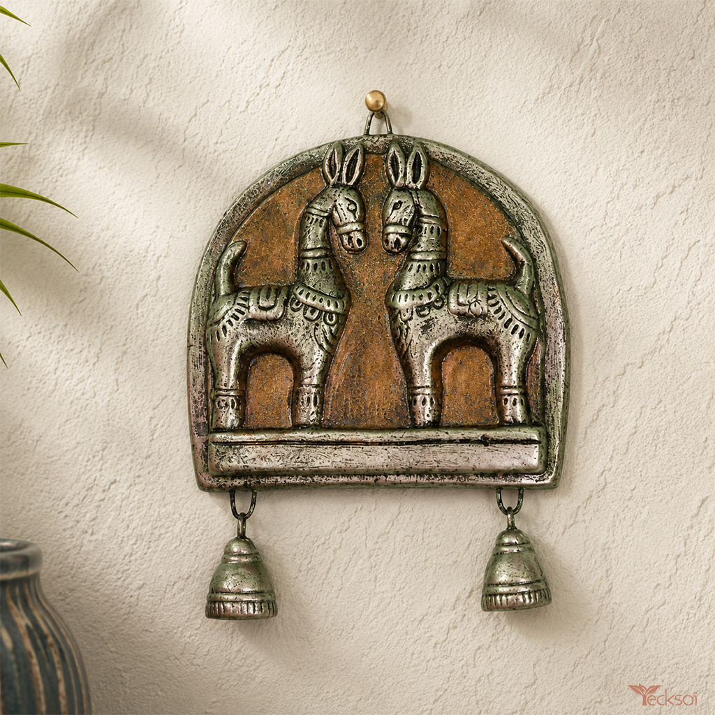 Tecksoi Handmade Terracotta Wall Decor - Bengal Folk Art