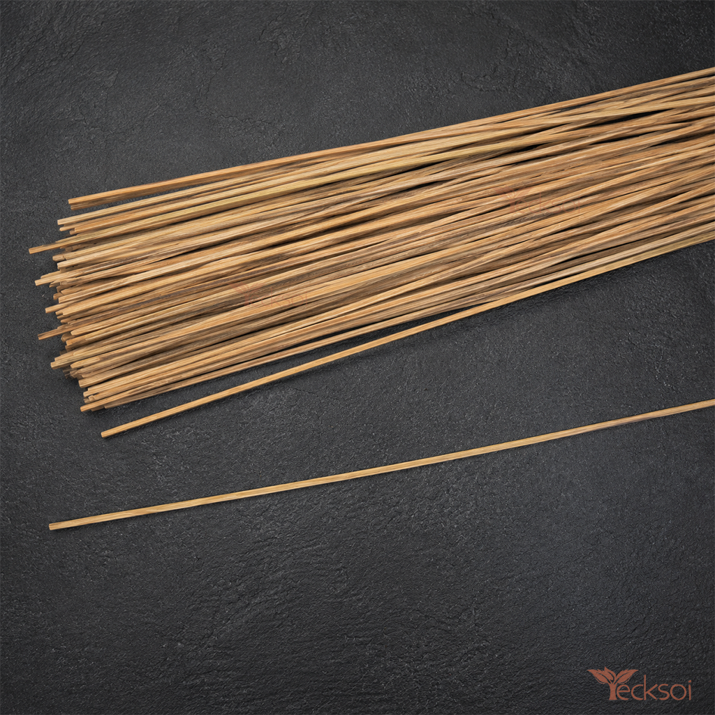 Tecksoi Natural Bamboo Sticks For Crafting | Pack Of 25