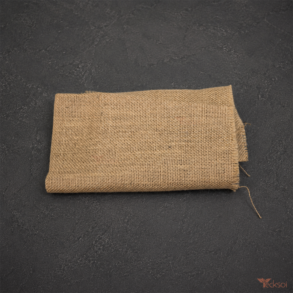 Tecksoi Natural Jute Fabric For Crafting