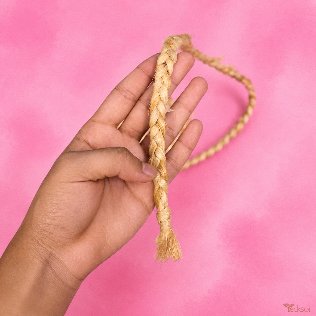 Tecksoi Natural Jute Twine String 3M Roll for Crafting, Gift Wrapping & DIY – Premium Handmade Eco-Friendly Natural Jute Twine