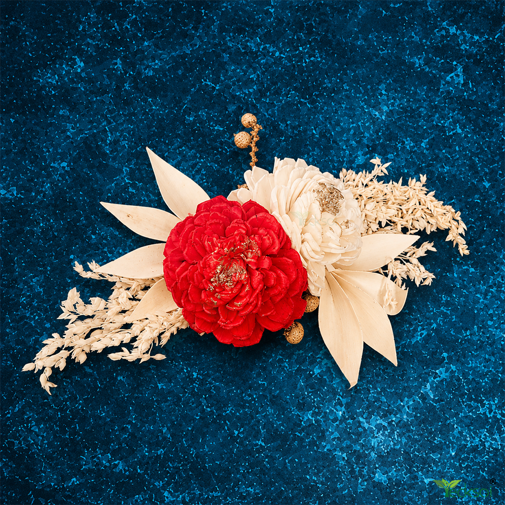 Tecksoi Silent Statements – Handmade 100% Natural Dry Flower Bunch for Gifting, Packaging & Elegant Decor | Pack Of 5