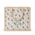 Tecksoi Luxury Big Jute Tote with Zipper | Handcrafted Sustainable Carryall