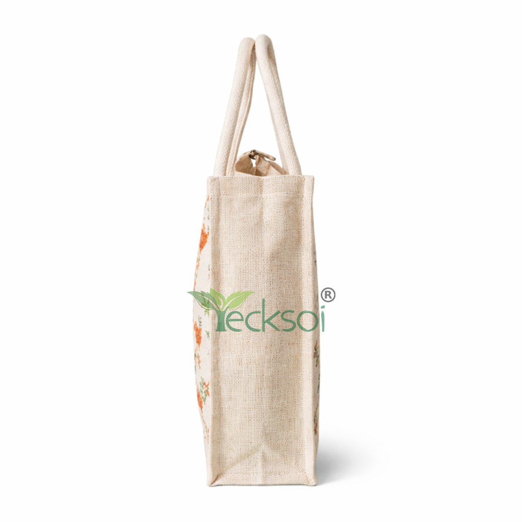 Tecksoi Jute Bulk Bag with Zipper | Heavy-Duty Sustainable Solution for Large-Volume Use