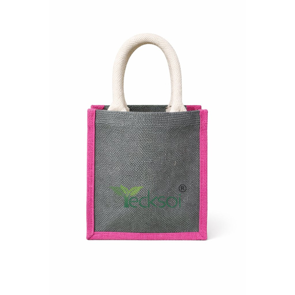 Tecksoi Jute Handy Bag With Tote | 100% Natural