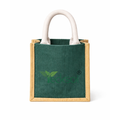 Tecksoi Jute Handy Bag With White Tote | 100% Natural