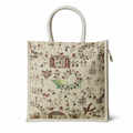 Tecksoi Jute Market Bag with Zipper | Strong, Sustainable &amp; Built for Everyday Markets
