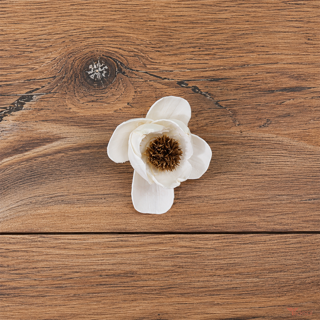 Tecksoi Anemone Poppy Sola Wood Flower | Pack Of 10