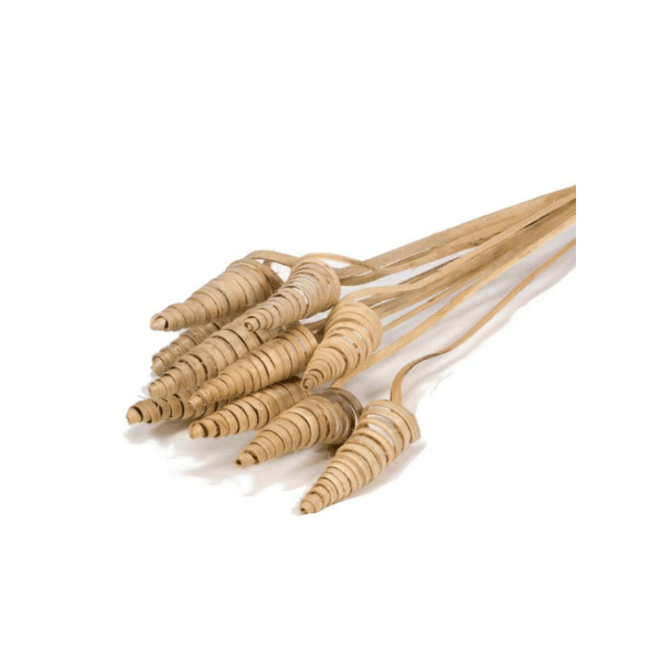 Tecksoi Bamboo Cone Stick For Decoration | 100% Natural | Eco Friendly | Pack Of 12