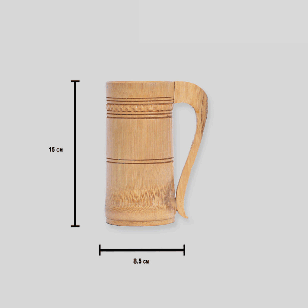 Tecksoi Bamboo Slim Mug | Handmade | Premium Quality