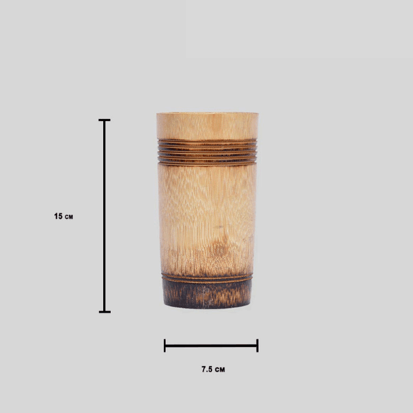 Tecksoi Handmade Bamboo Water Glass | Premium Quality