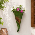 Tecksoi Bengal Terracotta Hanging Planter - Indoor Outdoor Wall Pot