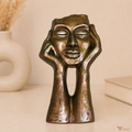 Tecksoi Chinta Mudra Sculpture - Terracotta Art For Home Decor