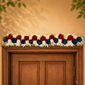 Tecksoi Colorful Welcome Toran - Sustainable Sola Flower & Palm Leaves