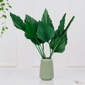 Tecksoi Dried Green Palm Leaves – Natural Sago Palm for Vase, Tropical Home Decor & Premium Interior Styling | Pack Of 10