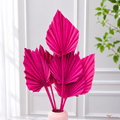 Tecksoi Dried Pink Palm Leaves – Premium Decorative Palm Leaves for Luxury Home Decor, Vase Arrangements & Floral Styling | Pack Of 10