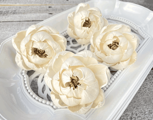 Tecksoi Esmeralda Sola Wood Flower Premium Quality 100% Natural Pack Of 12