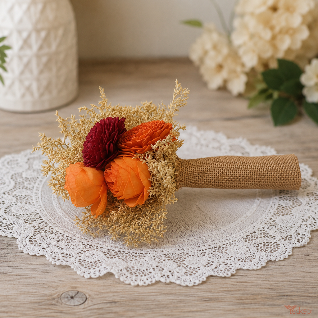 Tecksoi Everlasting Bloom - Wooden Flower Bouquets