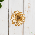 Tecksoi Flora Star Sola Wood Flower – Premium Handcrafted Floral Decor with Elegant Star-Shaped Beauty |Pack Of 10