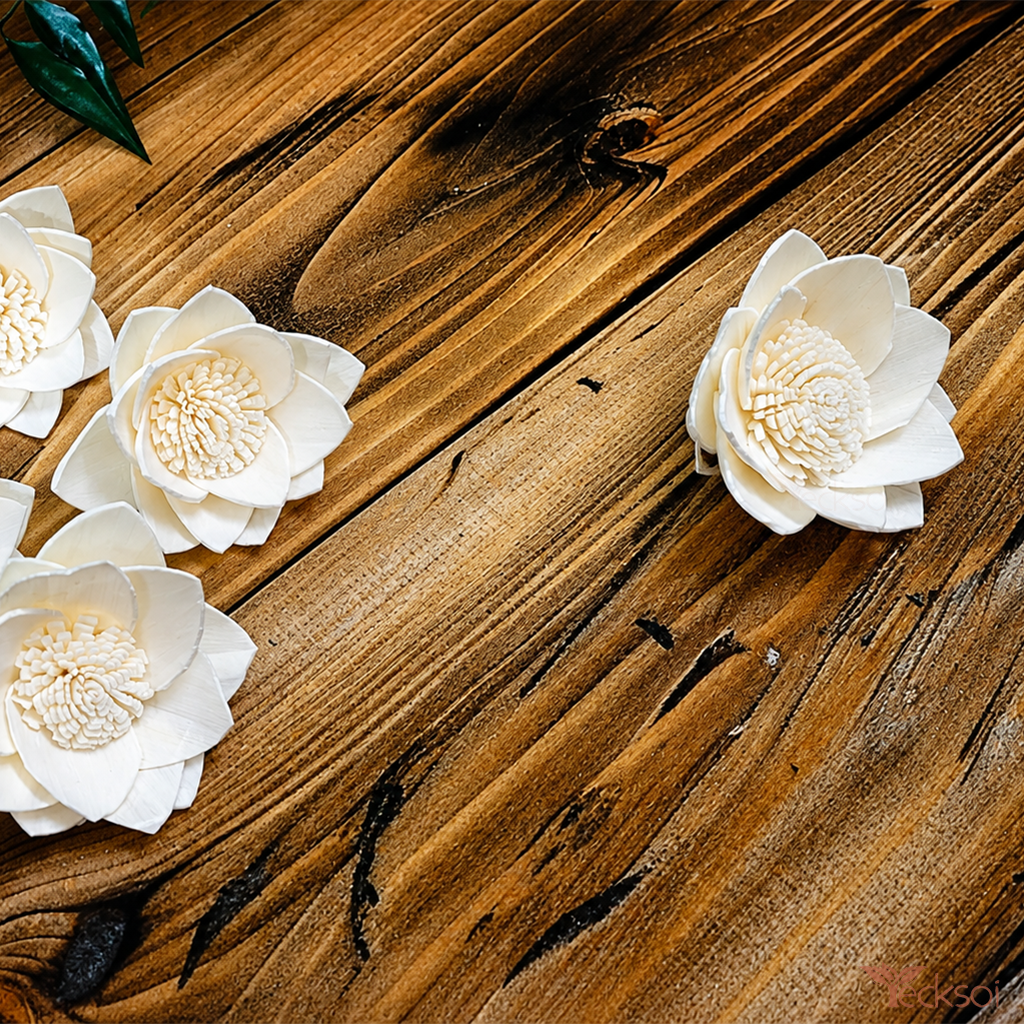 Tecksoi Florestie Sola Wood Flower – Premium Handcrafted Floral Decor for Elegant Home &amp; Event Styling | Pack Of 10