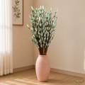 Tecksoi Green Tetul Pata Sola Wood Flower Sticks – Handmade Natural Dry Flower Decor for Home & Event Decoration | Pack Of 5