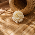 Tecksoi Handmade Dahlia Sola Wood Flower – Premium Handmade Natural Sola Wood Flower for Elegant Home, Wedding & Floral Decoration | Pack Of 10