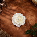 Tecksoi Handmade White Rose Bonica Sola Wood Flower – Premium Handmade Natural Sola Wood Flower for Elegant Home, Wedding & Luxury Floral Decoration | Pack Of 10