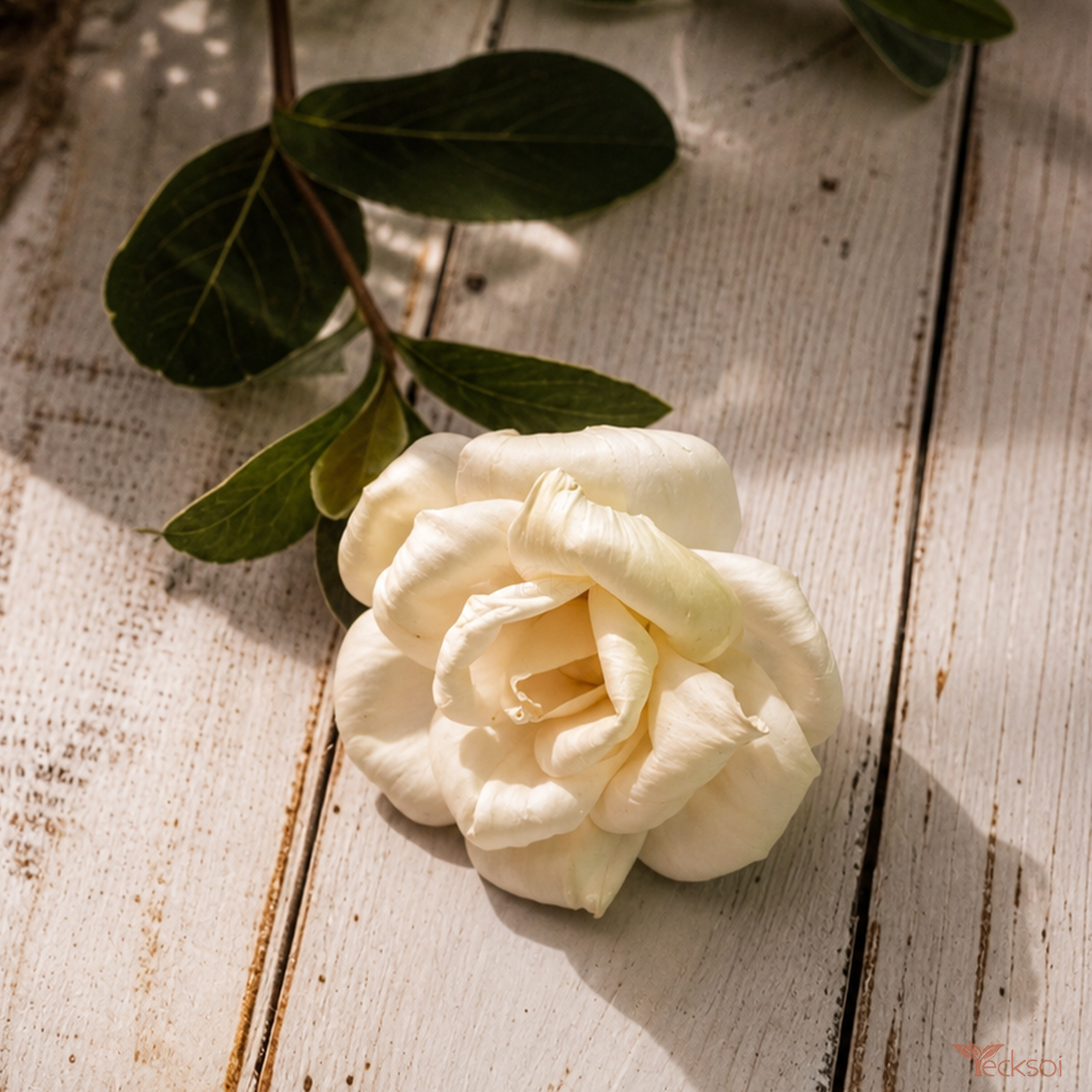 Tecksoi Hybrid Tea Rose Sola Wood Flower – Realistic Handcrafted Floral Beauty for Elegant Decor | Pack Of 10