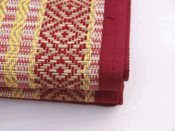 Tecksoi Madur Kathi Floor And Table Mat | 100% Natural | Premium Quality | Handwoven Craft