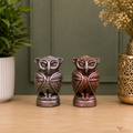 Tecksoi Natural Clay Owl Idol - Good Luck Home Decor