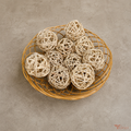 Tecksoi Natural Dried Lata Ball As Fillers | Pack Of 10