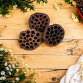 Tecksoi Natural Dried Lotus Seed Pods (Kamal Gatta Botanicals) – Premium Decorative Botanicals for Floral Arrangements, Home Decor & DIY Crafts | Pack Of 20