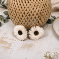 Tecksoi Natural Sola Wood Sunflower – Realistic Handcrafted Floral Decor Full of Natural Charm | Pack Of 10