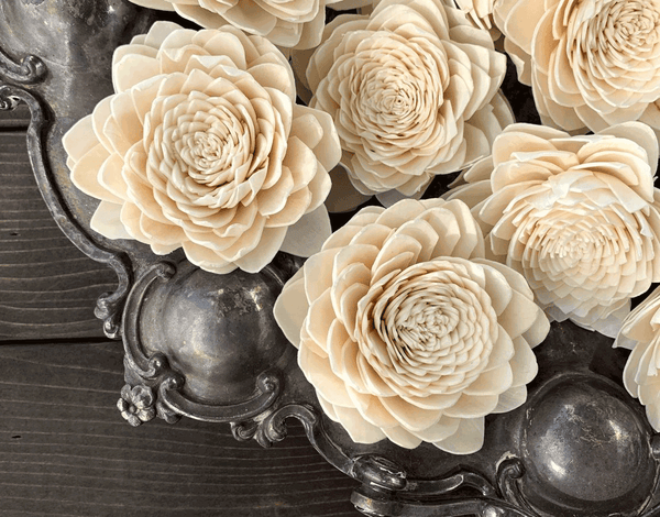 Tecksoi Obsession Sola Wood Flower Premium Quality 100% Natural Pack Of 12