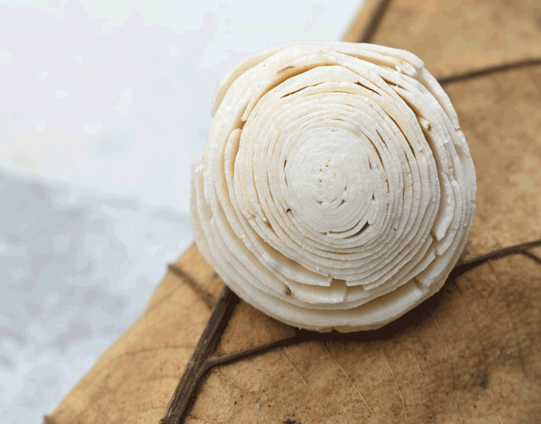 Tecksoi Poppy Sola Wood Flower Premium Quality 100% Natural Pack Of 12