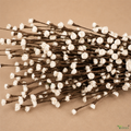 Tecksoi Rose Buds Natural Sola Wood Flower Sticks – Handmade Premium Dry Flower Decor for Home & Event Decoration | Pack Of 10