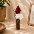 Tecksoi Rustic Terracotta Vase For Flowers Eco Home Decor