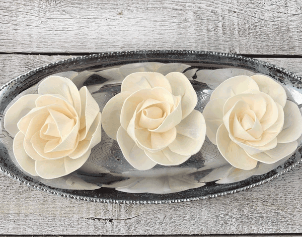 Tecksoi Serenity Sola Wood Flower Premium Quality 100% Natural Pack Of 12