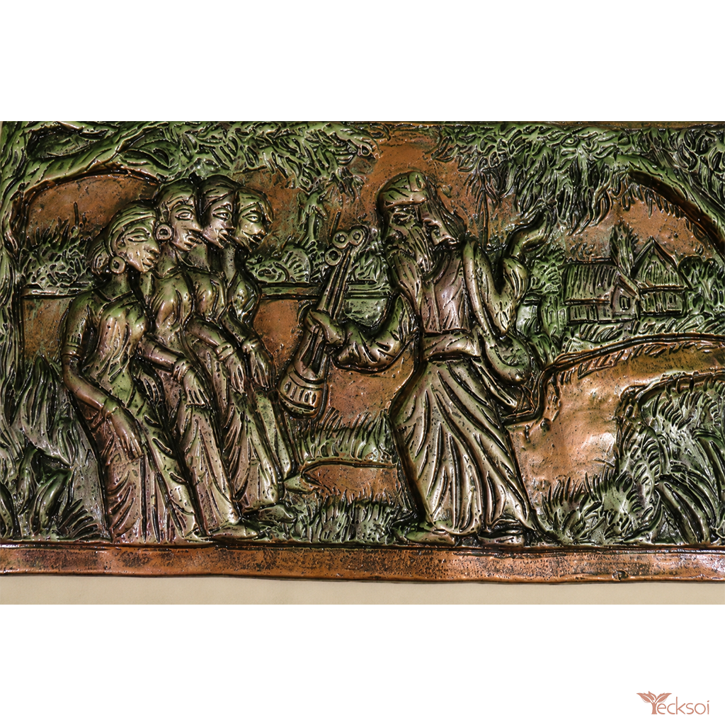 Tecksoi Shantiniketan Culture Art On Terracotta For Home Decor