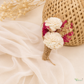 Tecksoi Sola Belle Mini Hand Bouquet – Handmade Premium Dry Flower Bouquet for Gifting, Home Decor & Special Occasions | Set Of 3