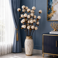 Tecksoi Sola Wood Atta Ball Decorative Sticks For Home Decor | Pack Of 5