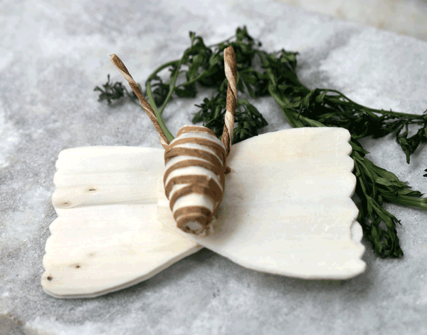 Tecksoi Sola Wood Butterfly Premium Quality 100% Natural Pack Of 12