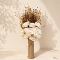 Tecksoi The Feathered Bloom Handmade Dry Flower Bouquet
