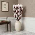 Tecksoi Thermocol Moti Grape Bunches On Stem Dry Decorative Sticks | Pack Of 5
