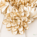 Tecksoi Twisted Bloom Sola Wood Flower – Artistic Handcrafted Floral Decor with Premium Natural Elegance | Pack Of 0